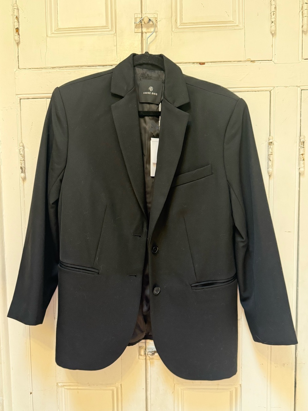Anine Bing Black Quinn Blazer